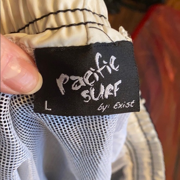Pacific Surf Black Swim Trunks - Picture 4 of 5